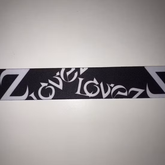 Wholesale Factory Custom Design Print Elastic Webbing
