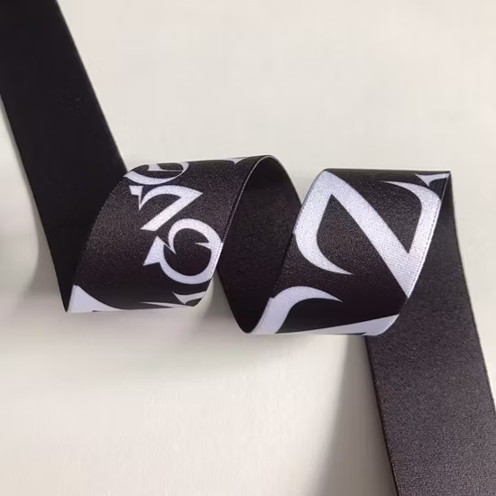 Wholesale Factory Custom Design Print Elastic Webbing