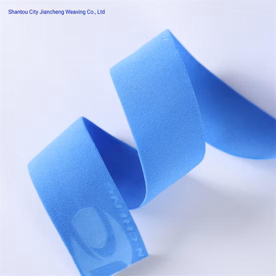 Faixas elásticas personalizadas de fábrica OEM ODM Jacquard para roupas íntimas com logotipo impresso