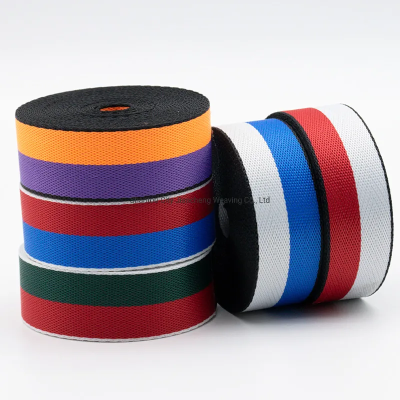 Cordão de tecido de poliéster com estampa de baixo MOQ para sublimação Cordão personalizado de tecido de náilon